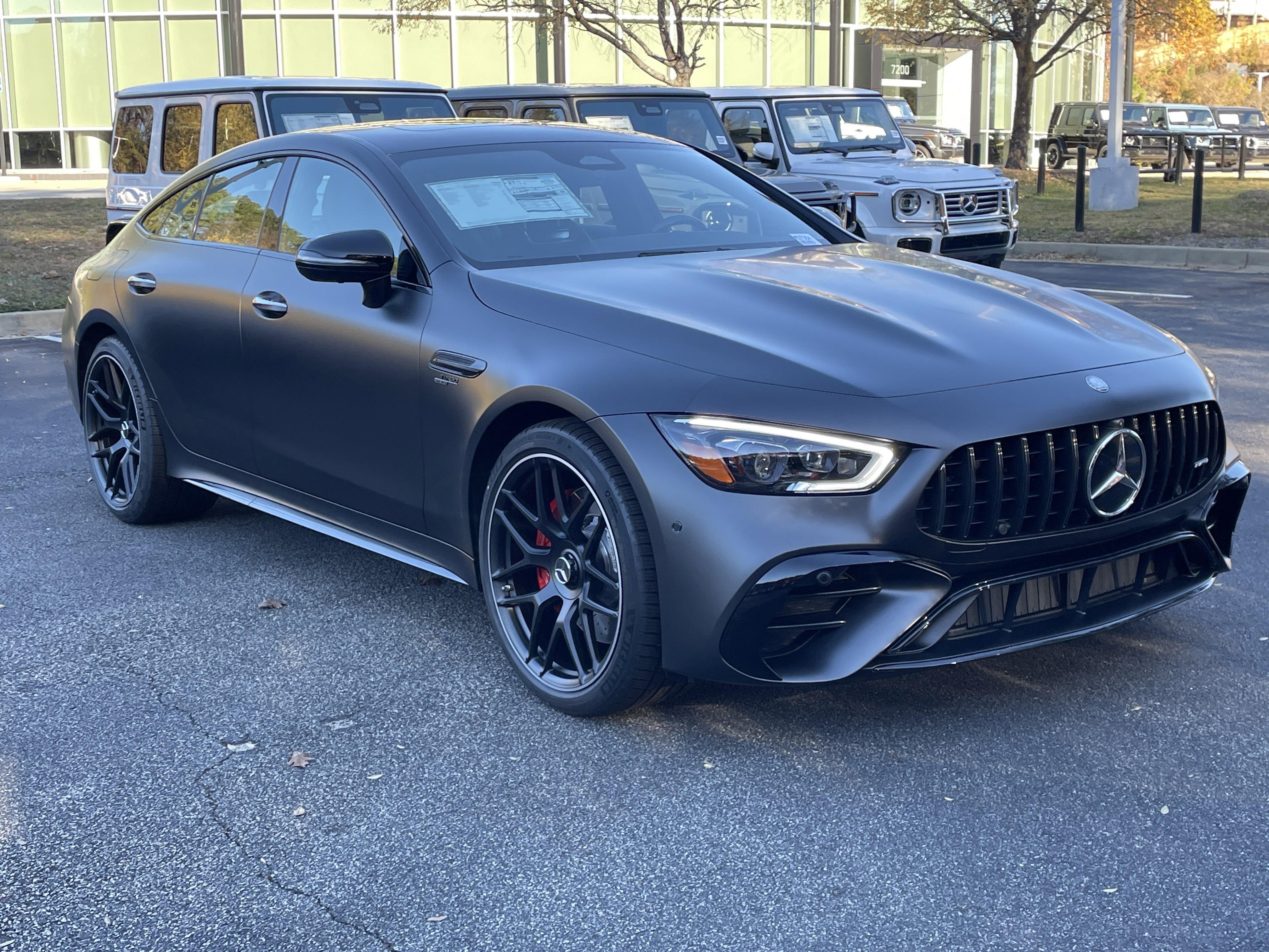 New 2026 MANUFAKTUR Graphite Grey Magno Mercedes-Benz AMG® GT 53 4-Door Coupe image 4