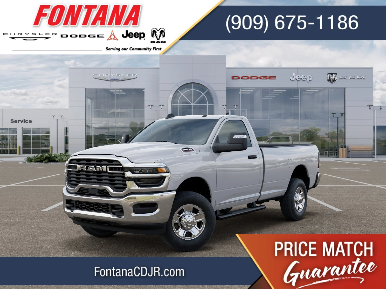 New 2026 Bright White Clear-Coat Exterior Paint RAM Tradesman image 1