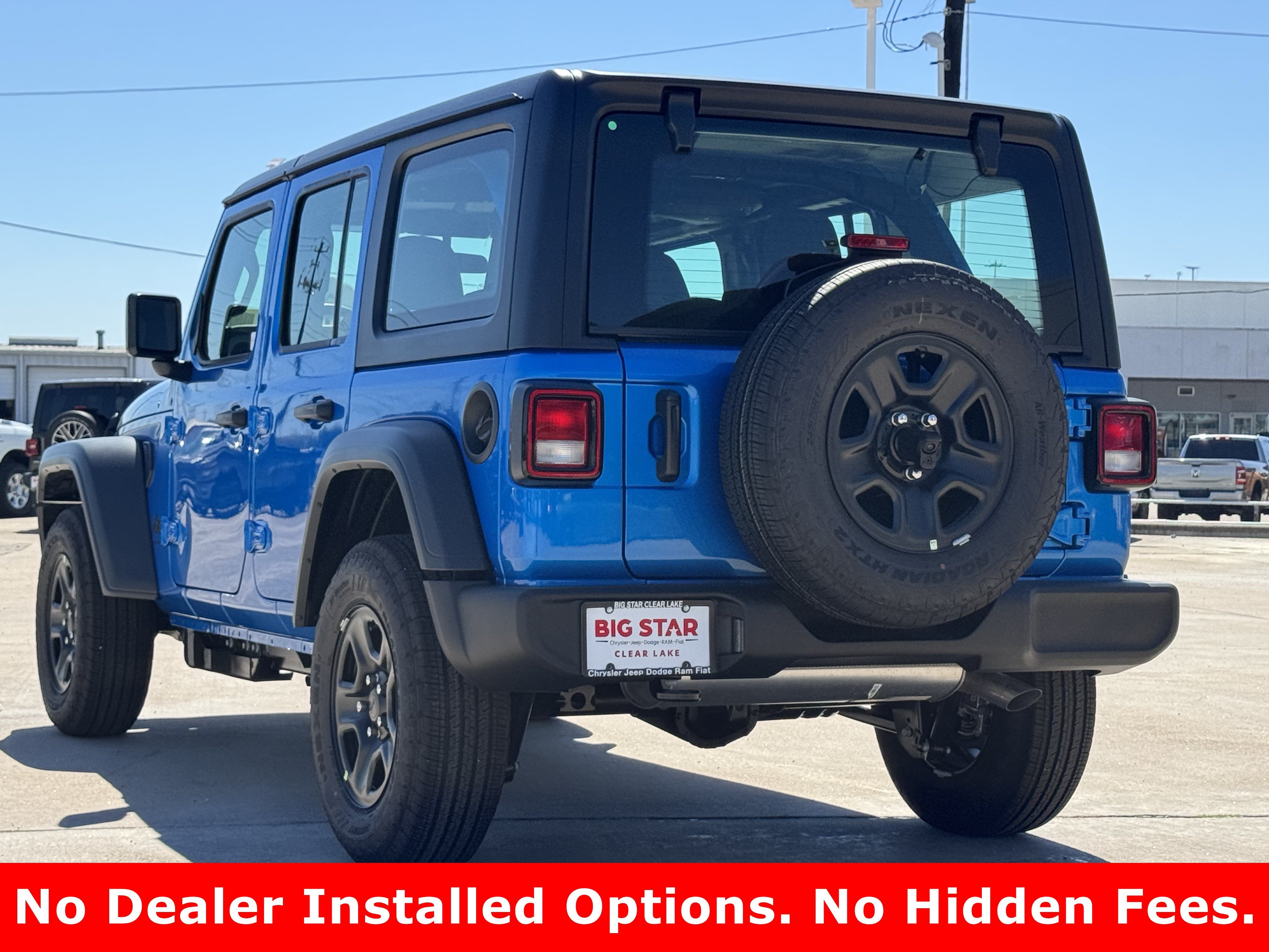 New 2026 Hydro Blue Pearl-Coat Exterior Paint Jeep Sport image 7