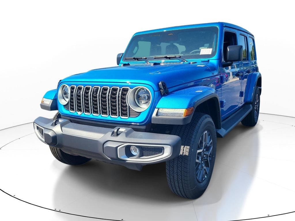 New 2026 Hydro Blue Pearl-Coat Exterior Paint Jeep Sahara image 3