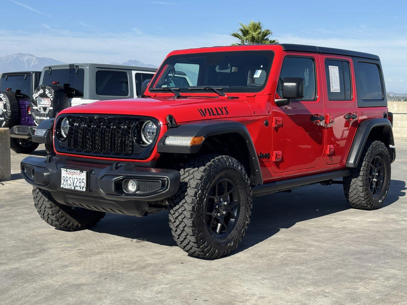 Certified Used 2025 Firecracker Red Clearcoat Jeep Willys image 4