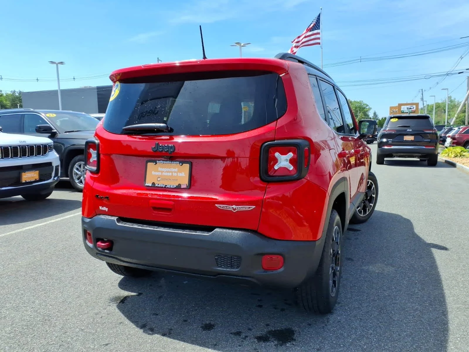 Certified Used 2023 Colorado Red Clearcoat Jeep Trailhawk image 8