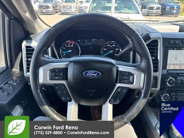 Used 2018 White Platinum Clearcoat Metallic Ford Lariat image 15