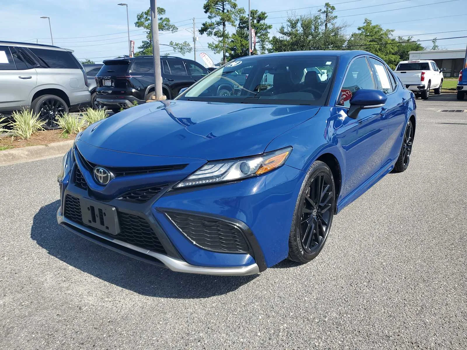 Used 2024 Blue Toyota XSE image 1