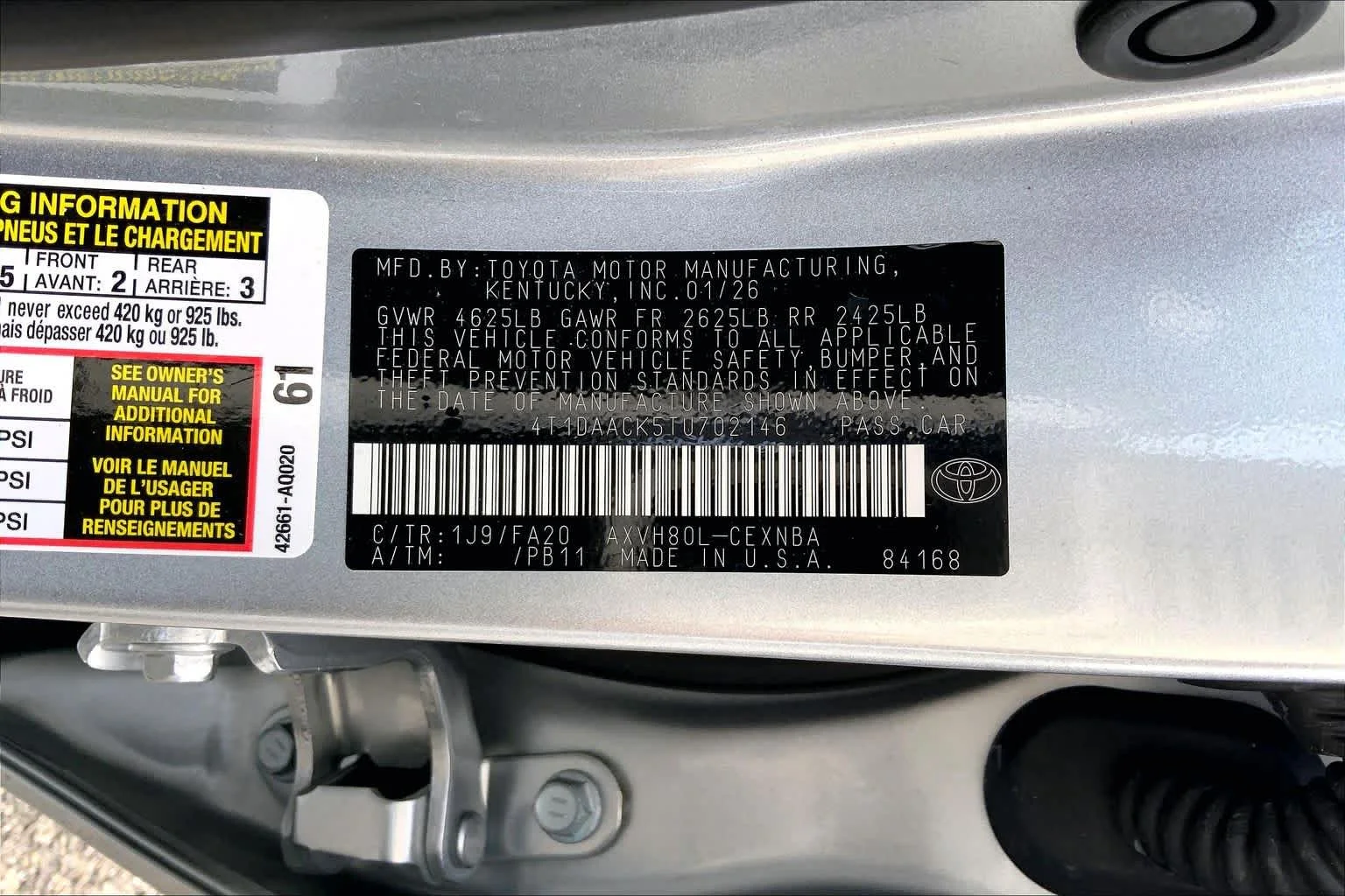 Used 2026 Celestial Silver Metallic Toyota LE image 36