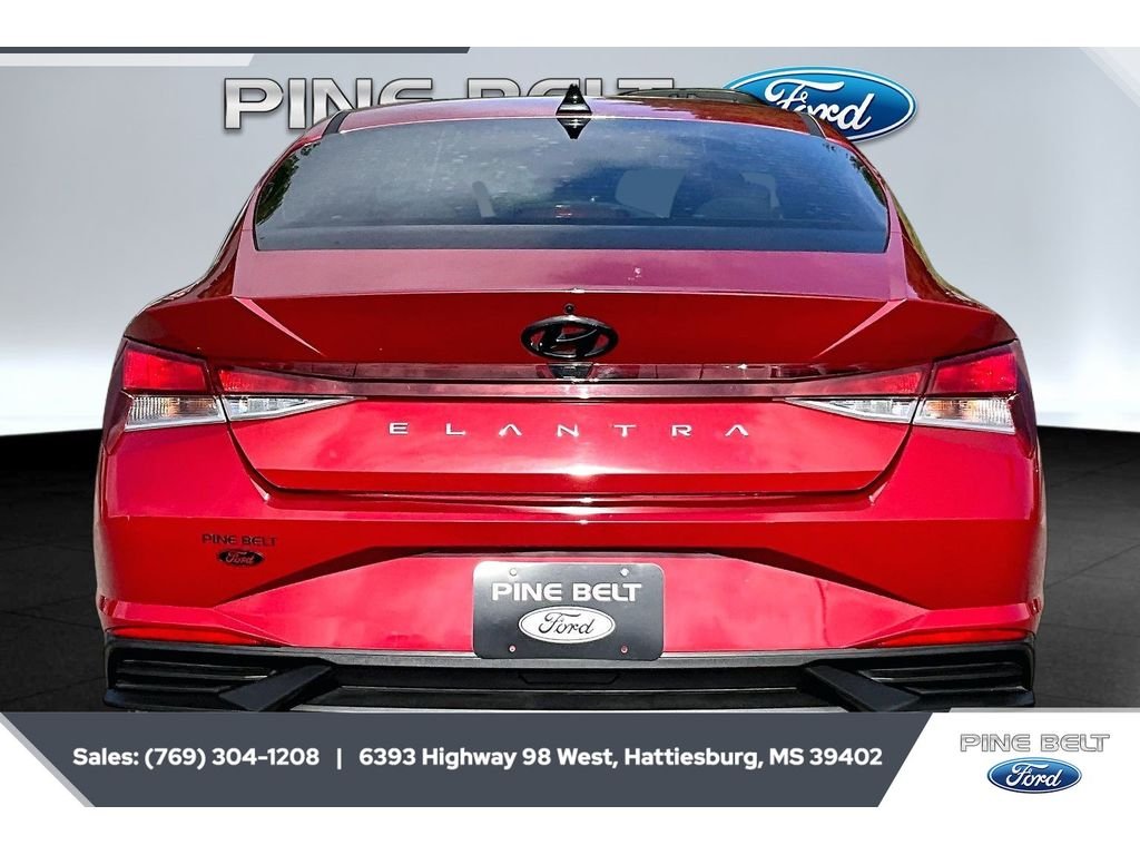 Certified Used 2023 Scarlet Red Pearl Hyundai SEL image 4