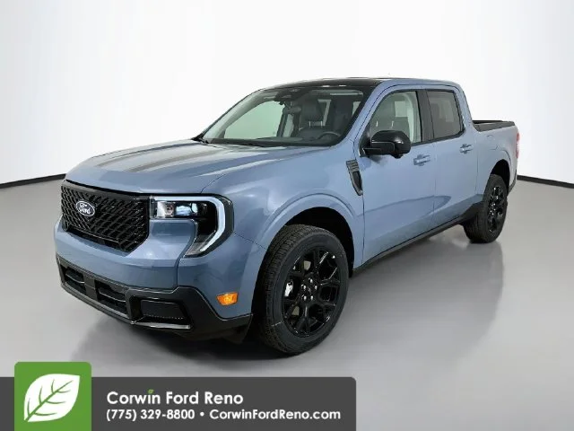 New 2026 Azure Gray Metallic Tri-Coat Ford Lariat image 3