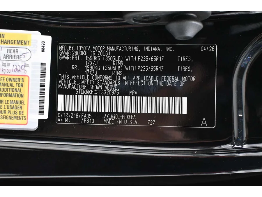 New 2026 BLACK Toyota LE Mobility Handicap Van image 34
