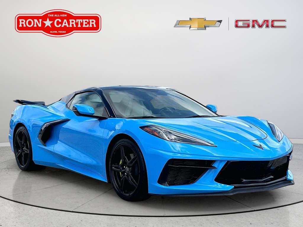 Used 2023 Blue Chevrolet Stingray image 1