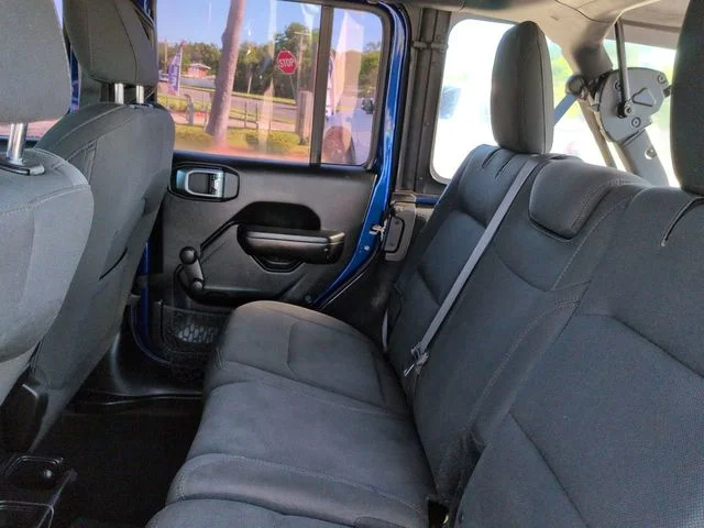 Used 2018 Blue Jeep Unlimited Sport image 14