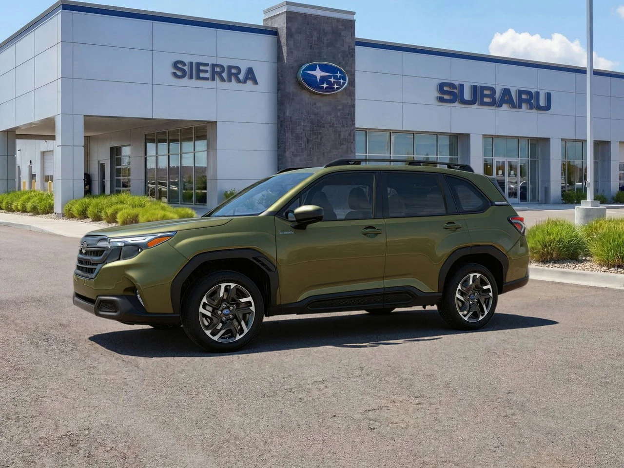 New 2026 AUTUMN GREEN METALLIC Subaru Premium Hybrid image 2