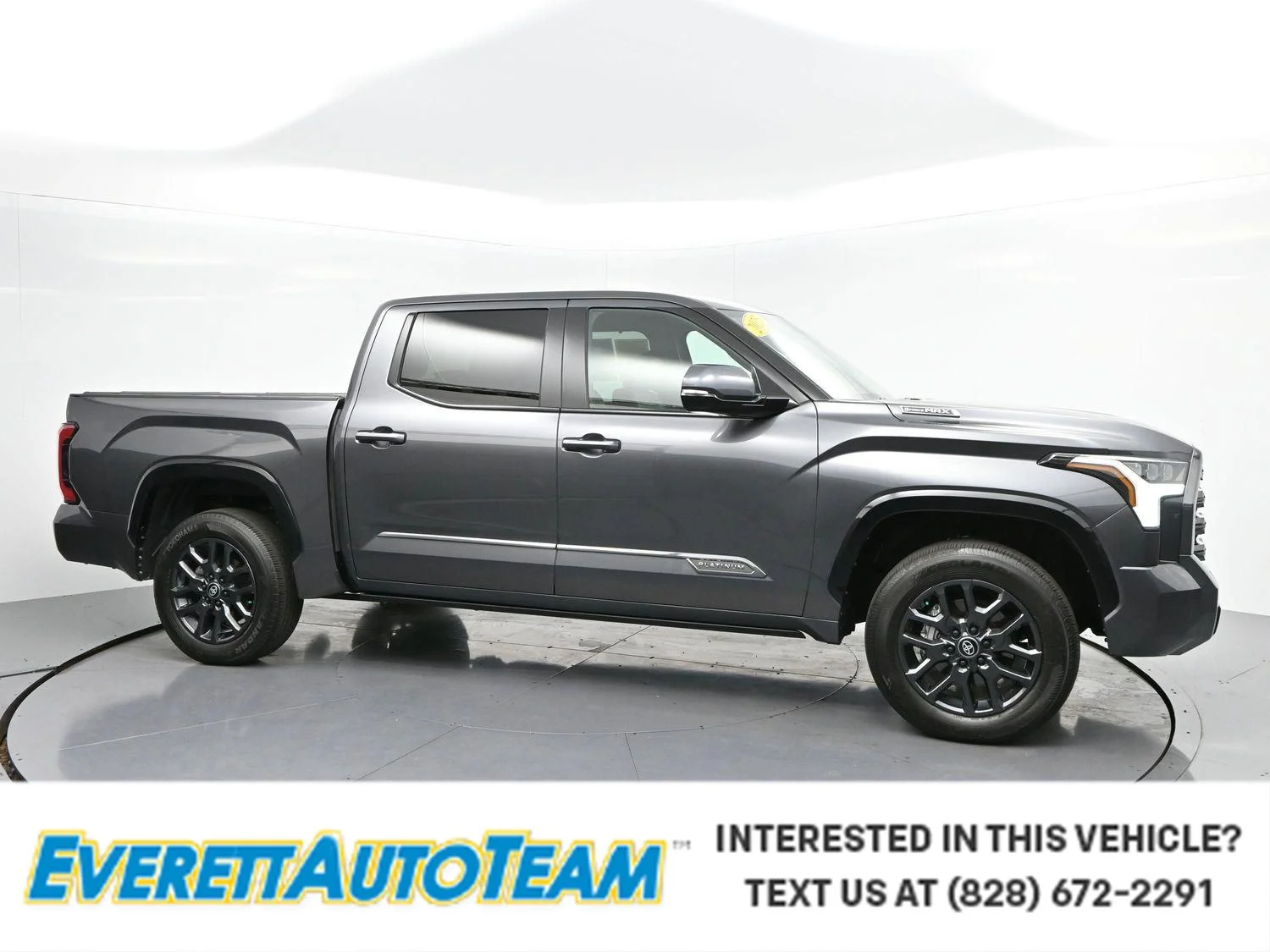 Used 2025 Magnetic Gray Metallic Toyota Platinum Hybrid image 1