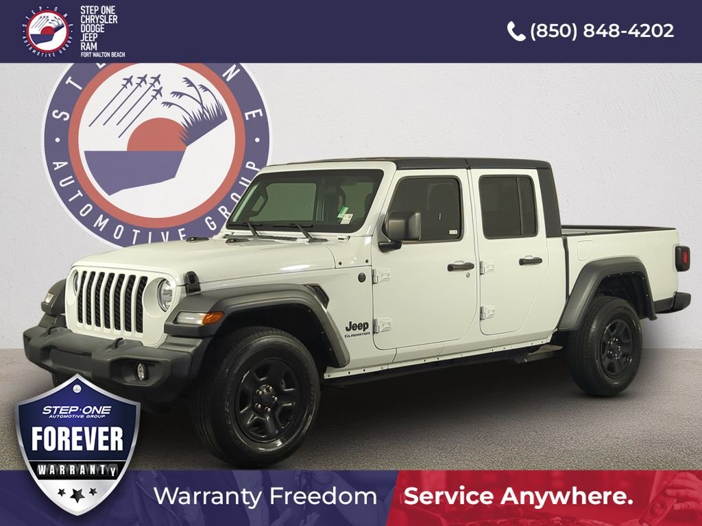 Used 2021 White Jeep Sport image 2