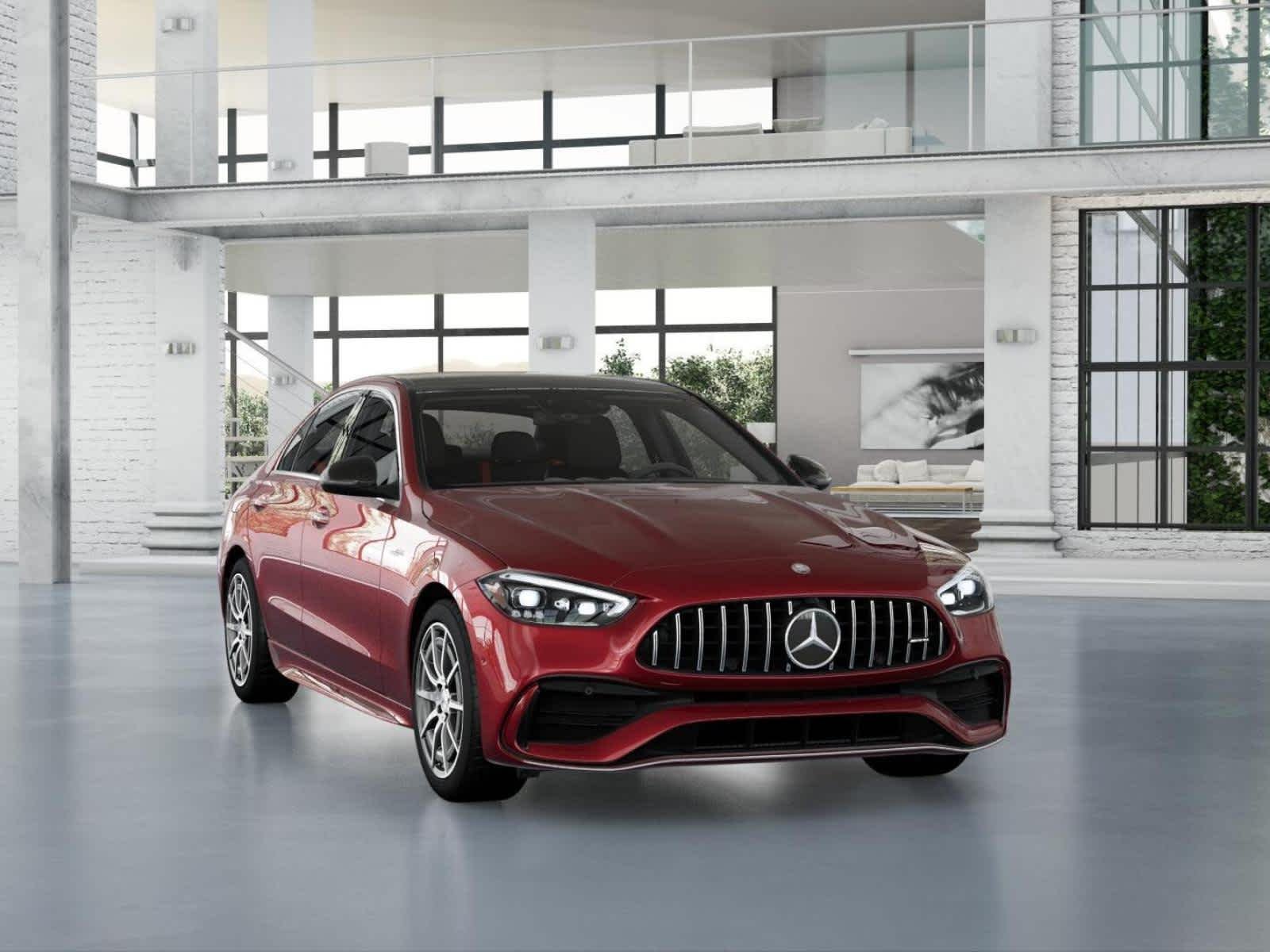New 2026 MANUFAKTUR Patagonia Red Metallic Mercedes-Benz AMG® C 43 4MATIC® Sedan image 9