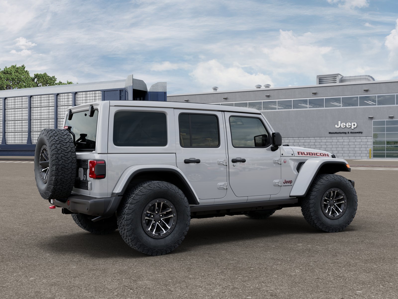 New 2026 Bright White Clear-Coat Exterior Paint Jeep Rubicon X image 23