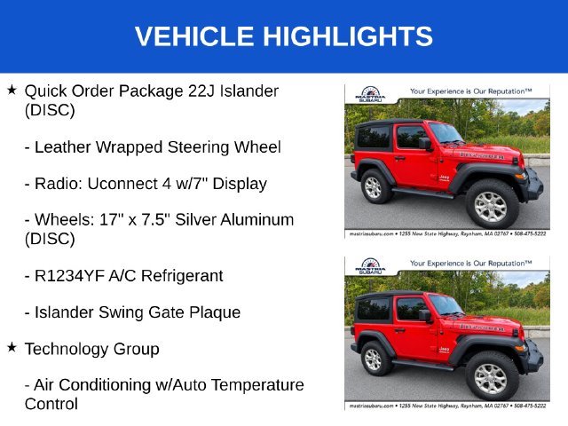 Used 2021 Red Clearcoat Jeep Sport image 8