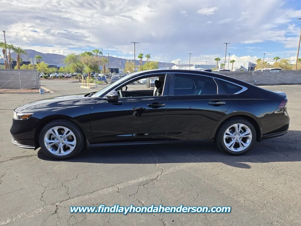 Certified Used 2025 Crystal Black Pearl Honda LX image 3