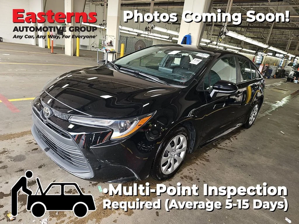 Used 2025 Black Toyota LE image 1