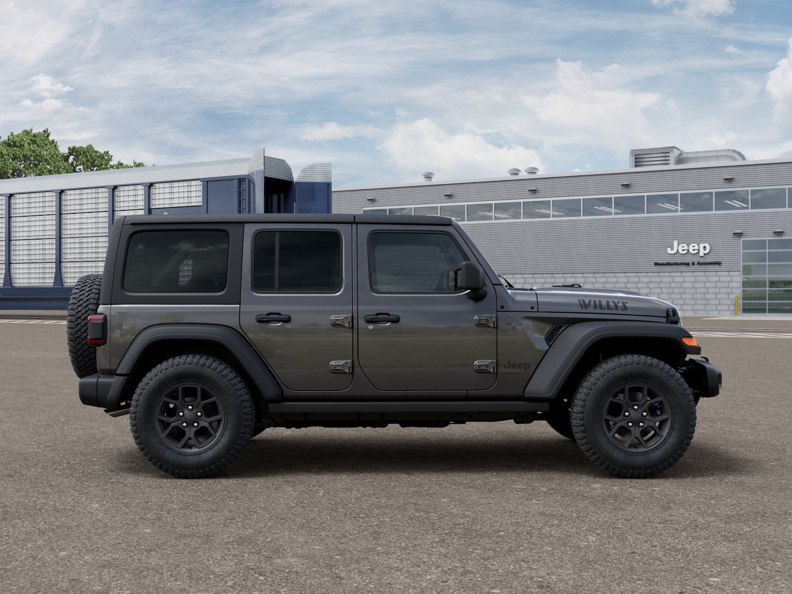 New 2026 Granite Crystal Metallic Clear-Coat Exterior Paint Jeep Willys image 21