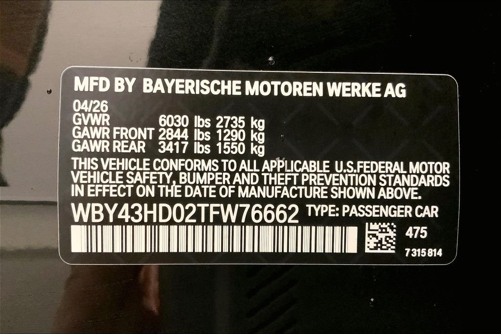 New 2026 Black Sapphire Metallic BMW xDrive40 image 10