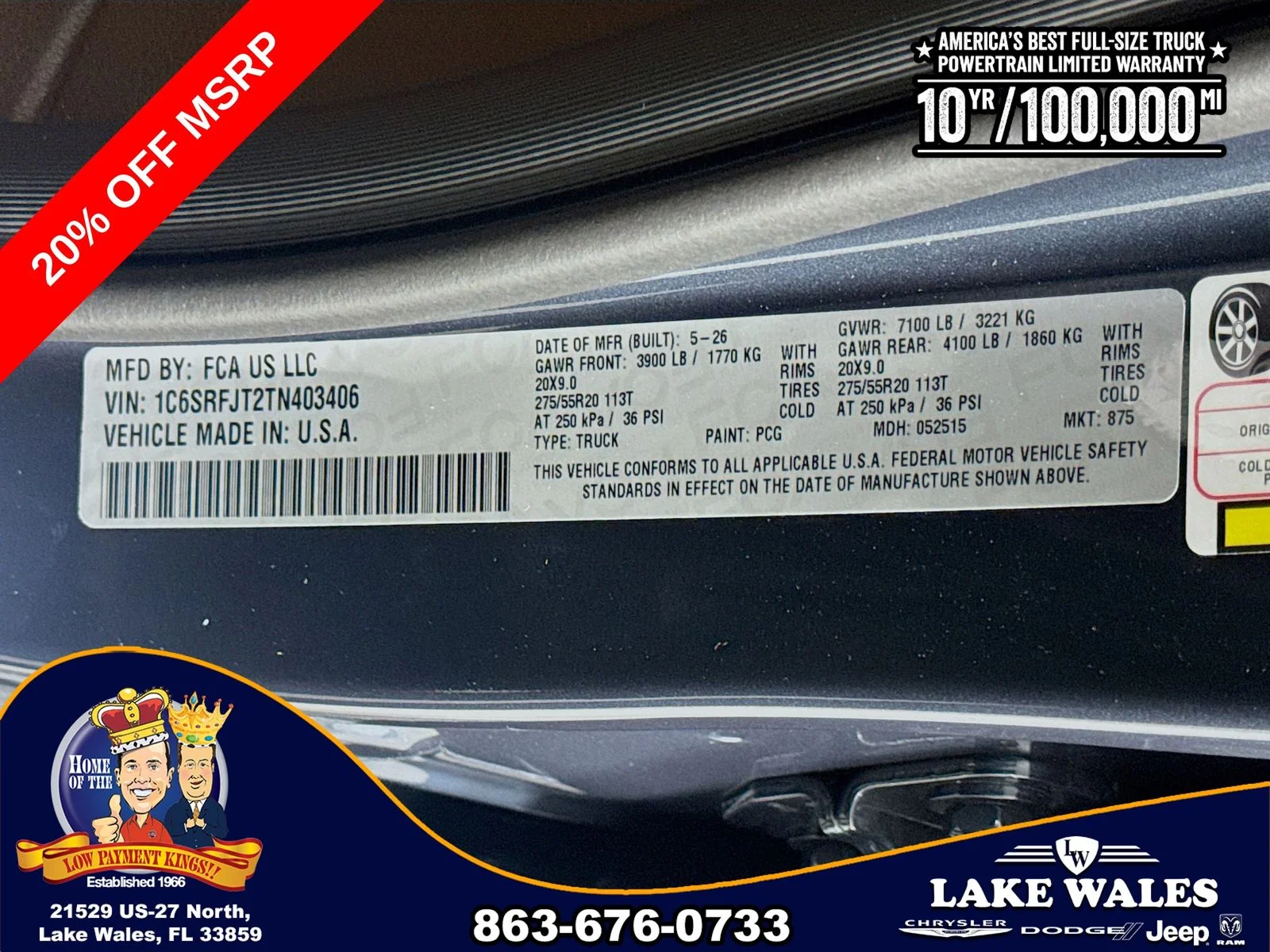 New 2026 Forged Blue Metallic Exterior Paint RAM Laramie image 32