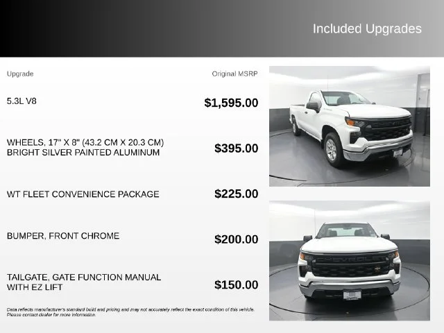 Used 2023 White Chevrolet WT image 4