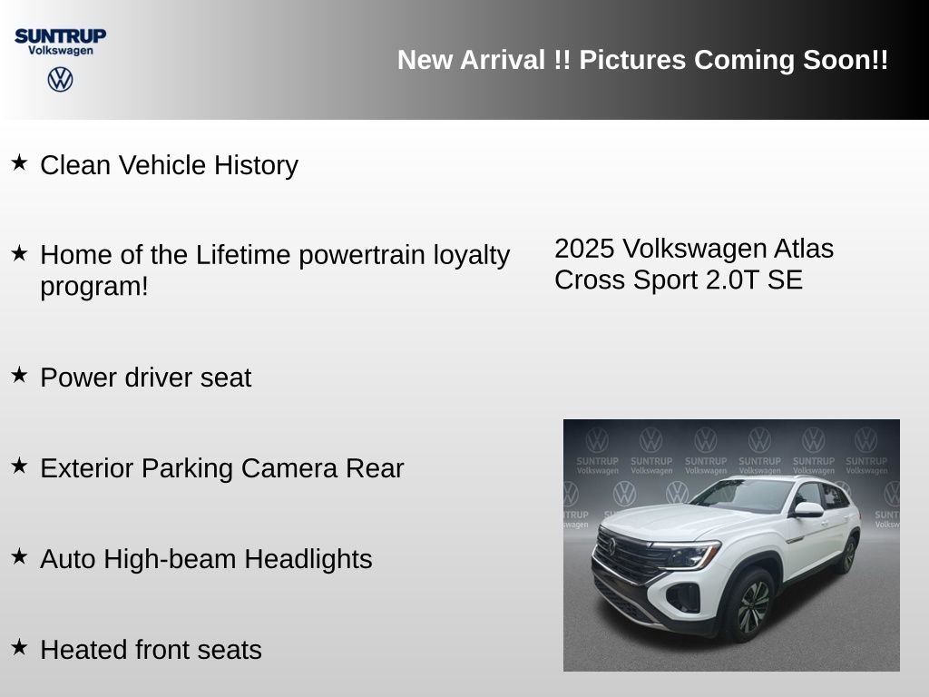 Used 2025 White Volkswagen 2.0T SE image 5