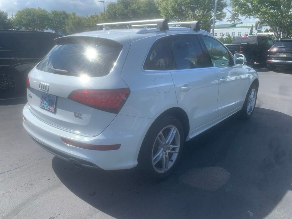 Used 2015 Glacier White Metallic Audi 3.0T Premium Plus image 4