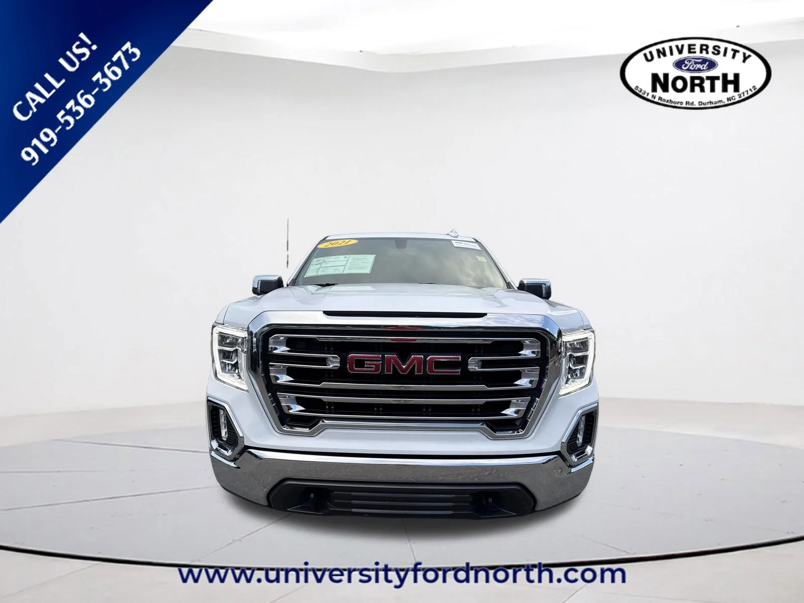 Used 2021 Summit White GMC SLT image 2