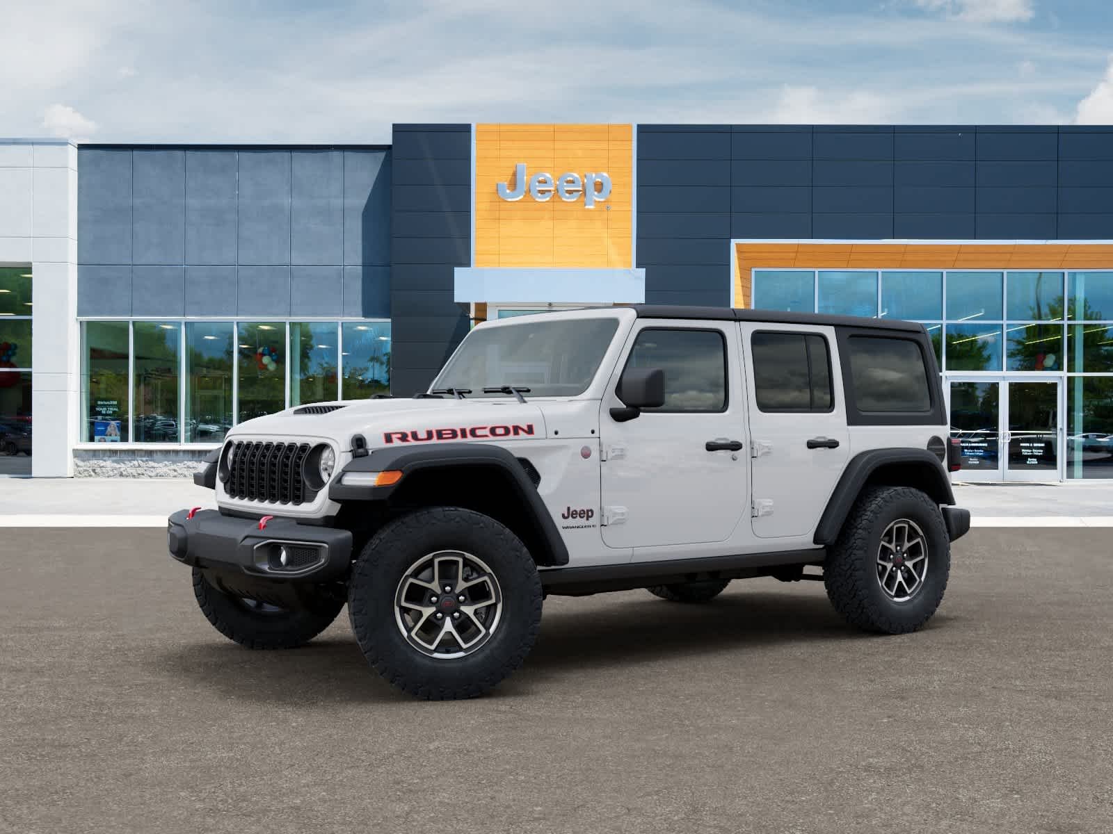 New 2026 Bright White Clearcoat Jeep Rubicon image 2