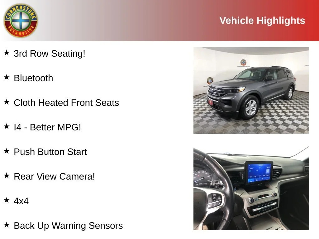 Used 2021 Ford Explorer XLT with VIN 1FMSK8DH1MGB60320 for sale in Elk River, Minnesota