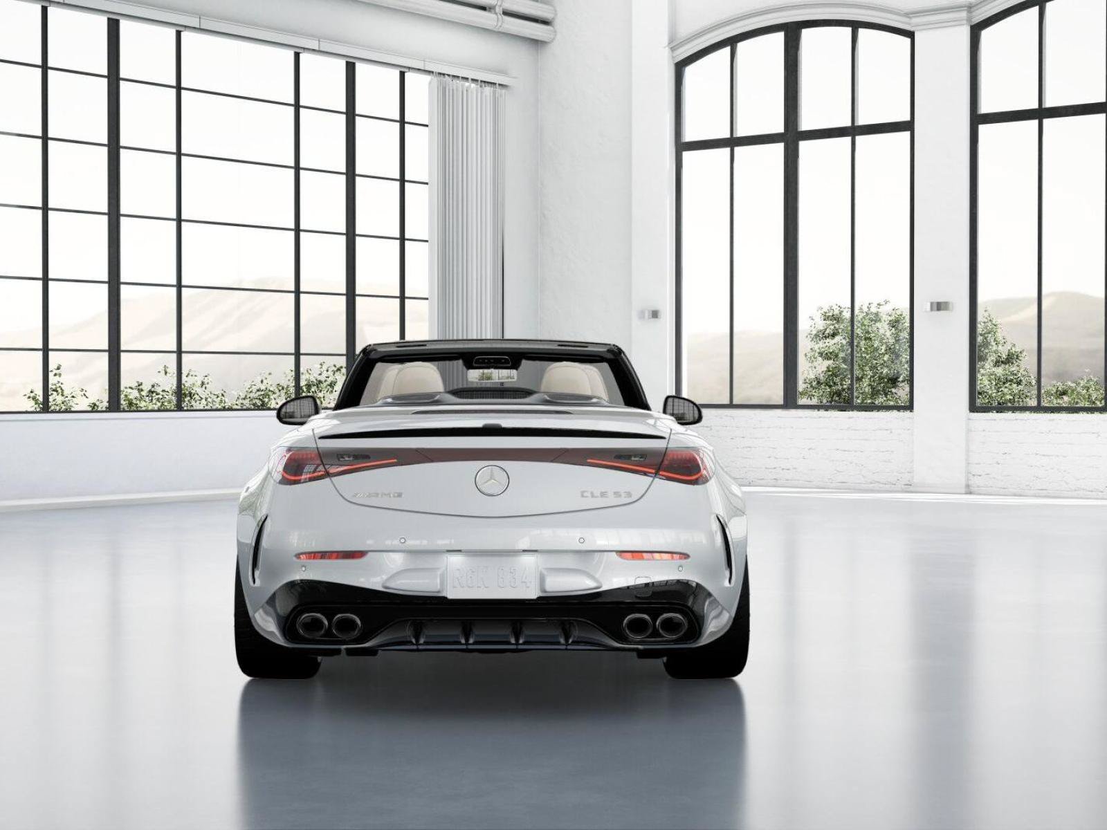 New 2027 MANUFAKTUR Moonlight White Metallic Mercedes-Benz AMG® CLE 53 4MATIC+ Cabriolet image 25