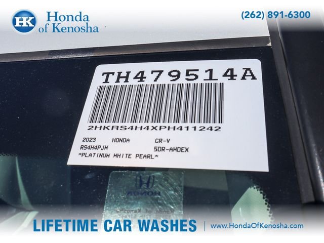 Used 2023 Platinum White Pearl Honda EX image 29