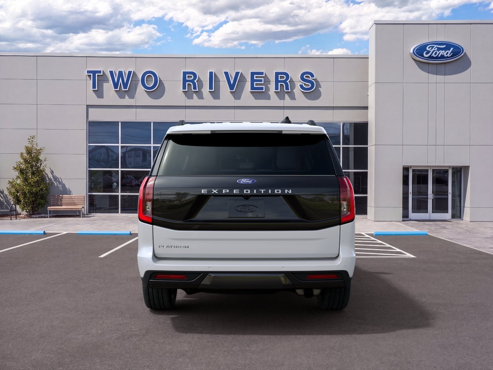 New 2027 Star White Metallic Tri-Coat Ford Platinum image 7