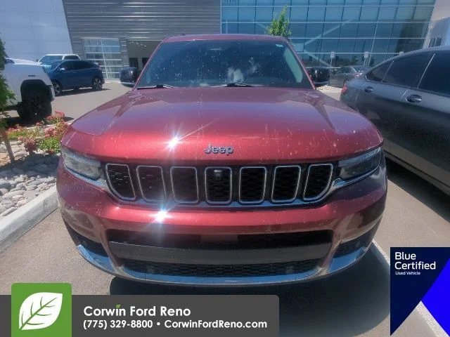 Used 2021 Velvet Red Pearlcoat Jeep Limited image 2