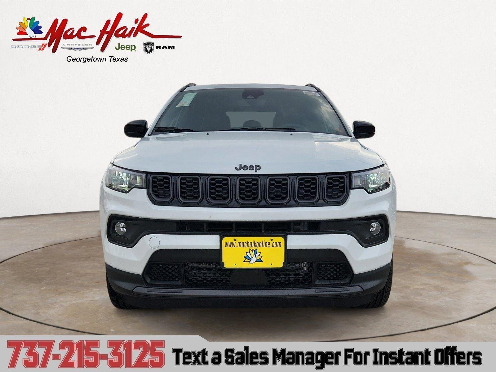 New 2026 Bright White Clear-Coat Exterior Paint Jeep Latitude Altitude image 8