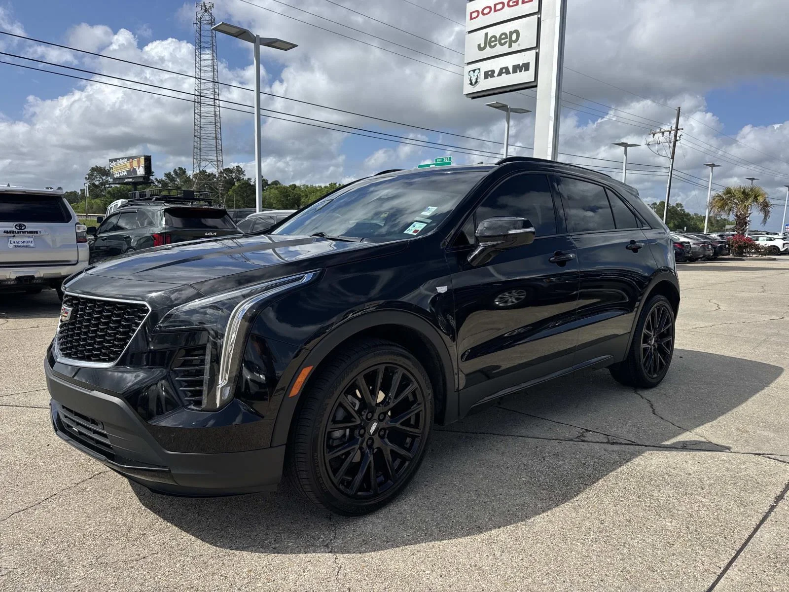 Used 2023 Stellar Black Metallic Cadillac FWD 4dr Sport image 3