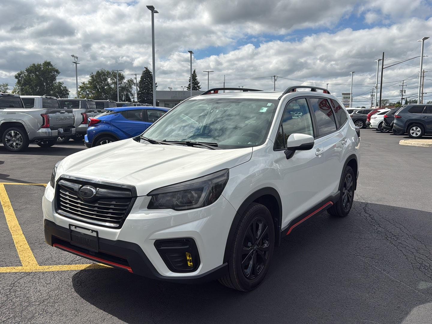 Used 2020 Crystal White Pearl Subaru Sport image 7