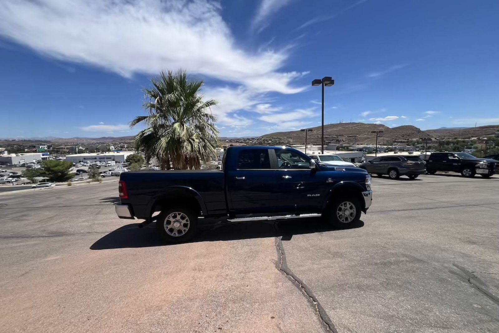 Used 2021 Patriot Blue Pearlcoat Ram Laramie image 6