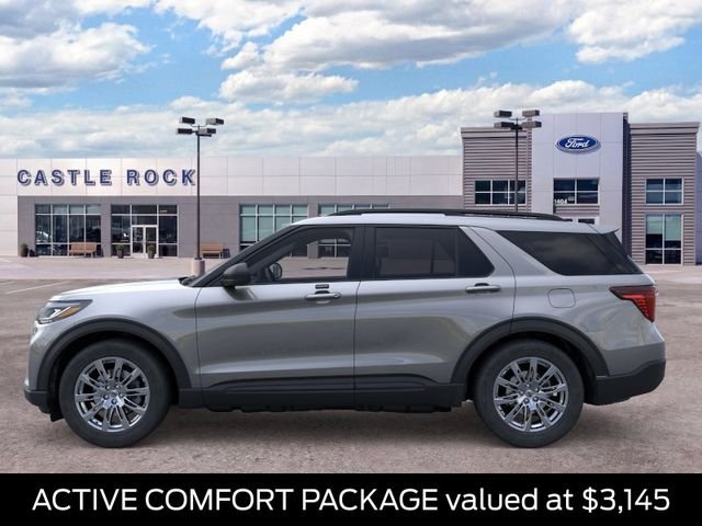 New 2026 Carbonized Gray Metallic Ford Active image 3