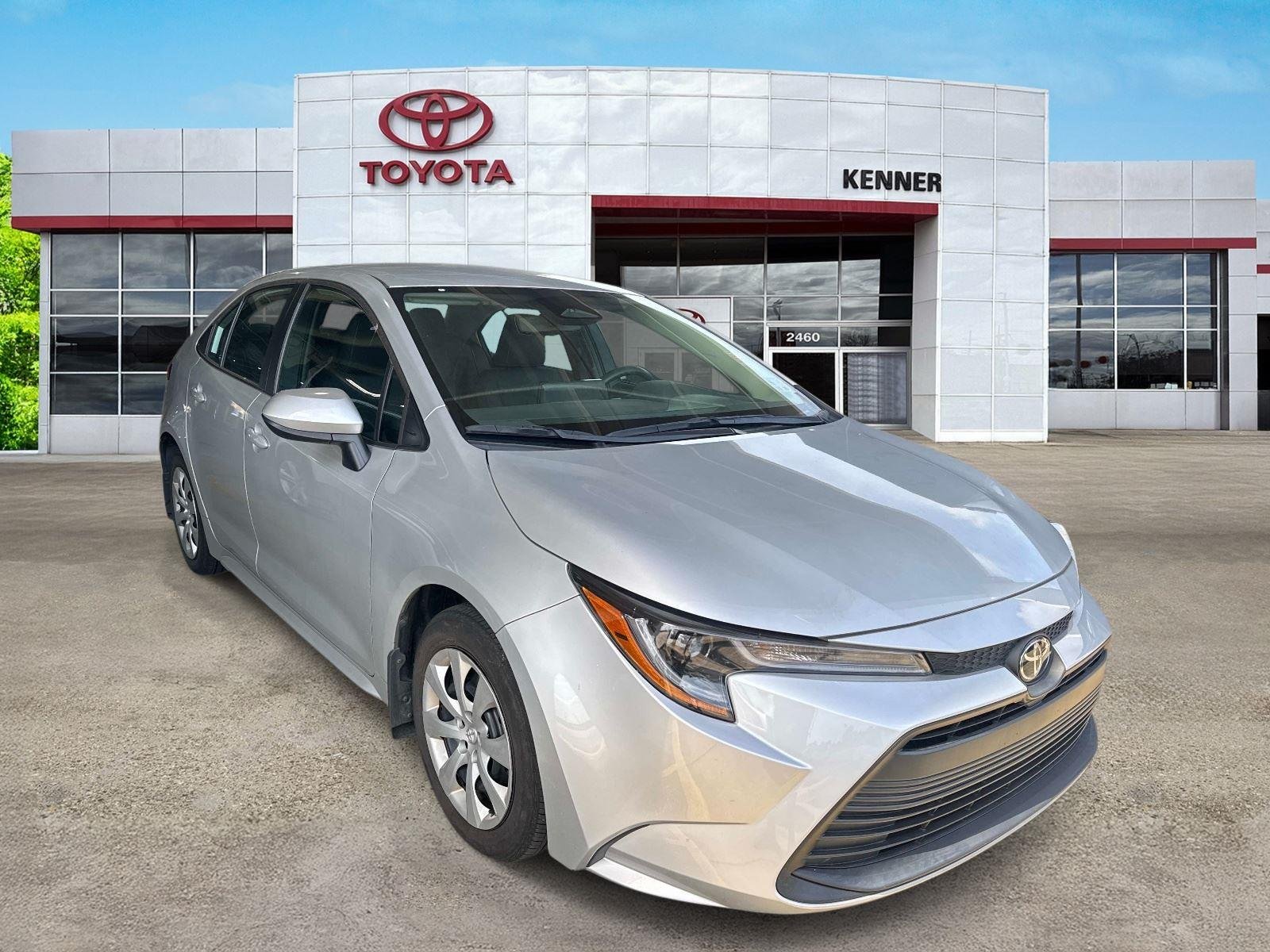 Used 2024 Classic Silver Metallic Toyota LE image 1
