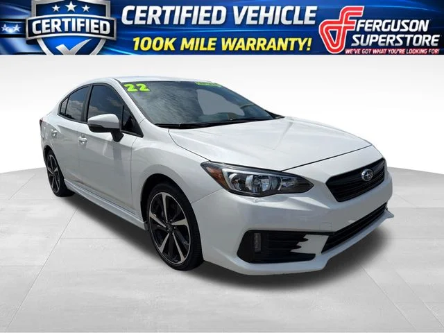 Certified Used 2022 White Subaru Sport image 1