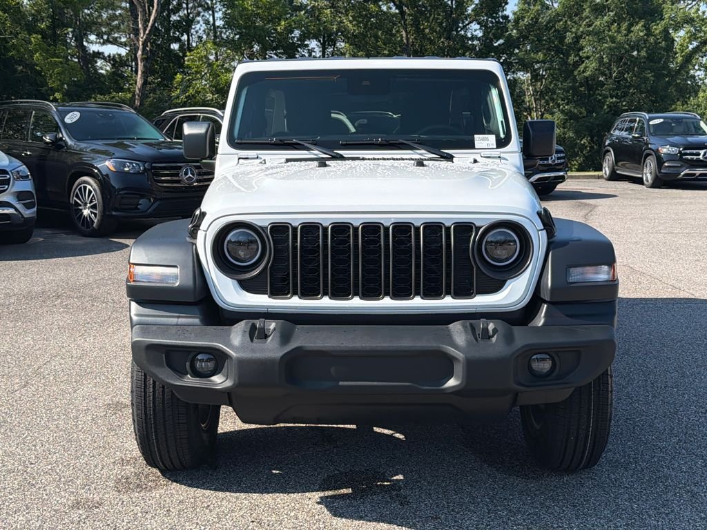 Used 2024 Bright White Clearcoat Jeep Sport S image 5