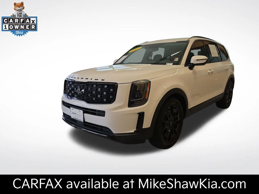 Certified Used 2022 White Kia EX image 1