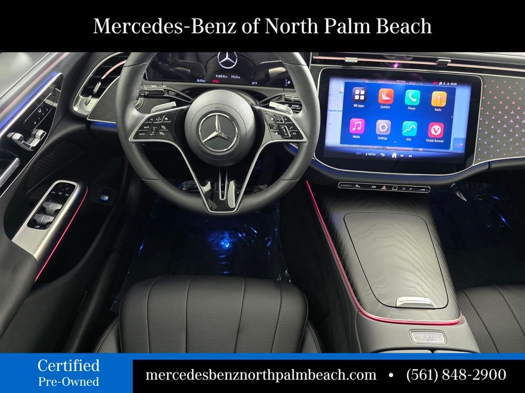 Certified Used 2025 White Mercedes-Benz E 350 image 13