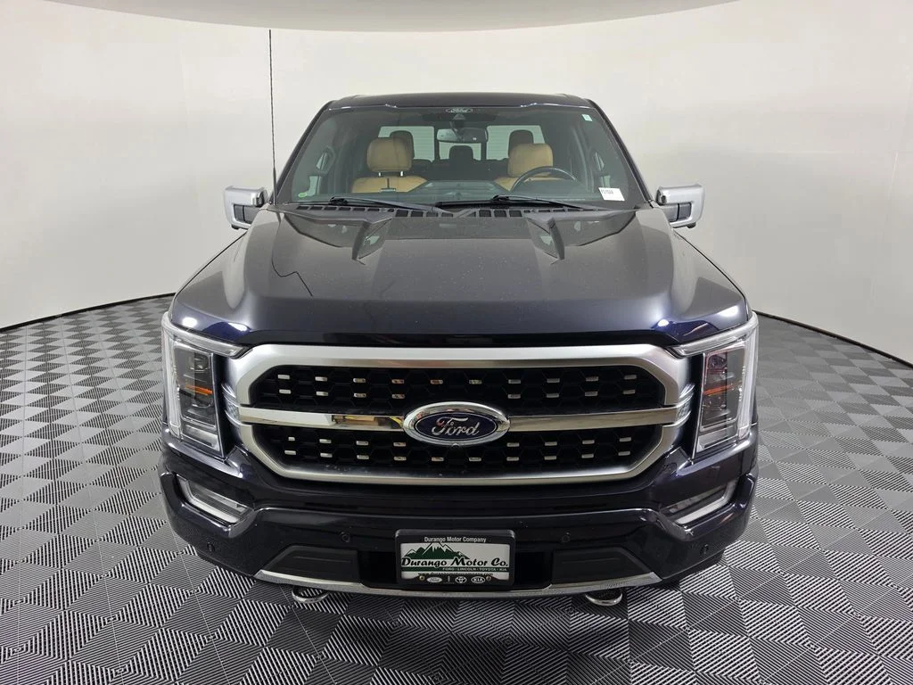 Used 2022 Blue Ford Platinum image 3
