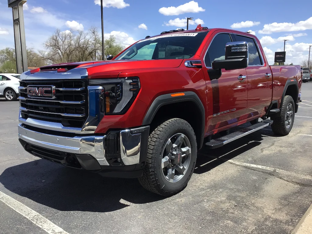 New 2026 Volcanic Red Tintcoat GMC SLT image 3