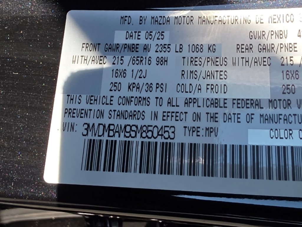 Certified Used 2025 Jet Black Mica Mazda 2.5 S image 35