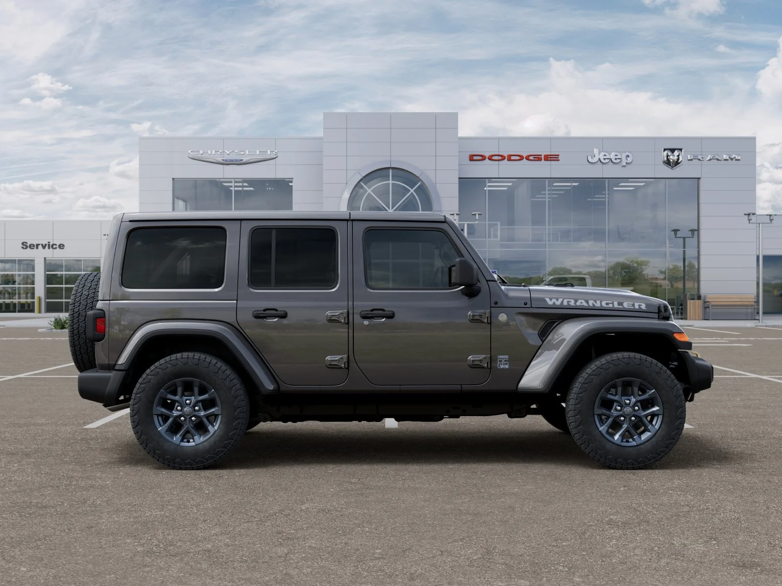 New 2026 Granite Crystal Metallic Clear-Coat Exterior Paint Jeep 85th Anniversary Edition image 52