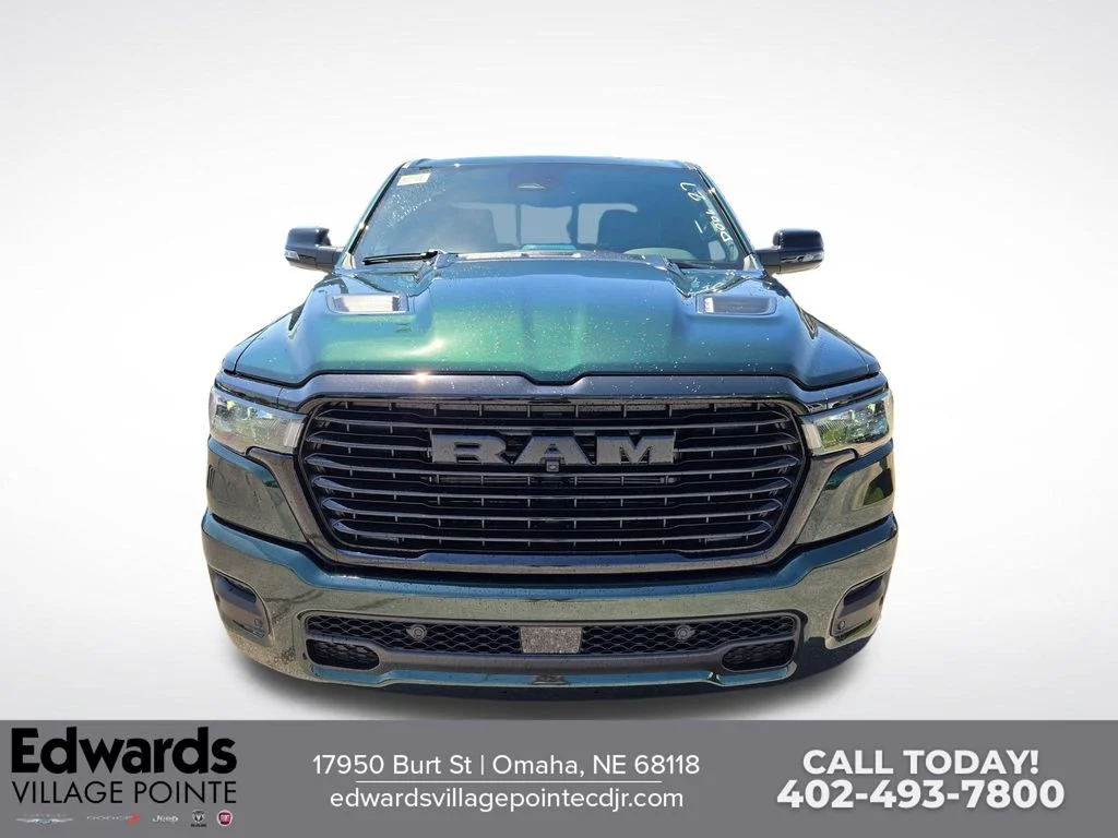 New 2026 Serrano-Green Metallic Exterior Paint RAM Laramie image 8